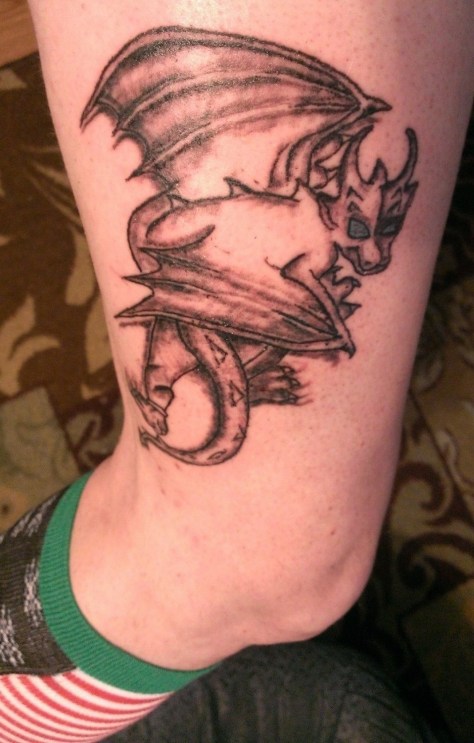 taken today - he's still a little swollen.