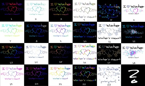 winter variety number